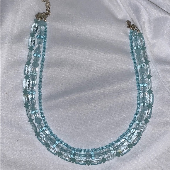 Robert Rose Blue Necklace - Picture 1 of 1